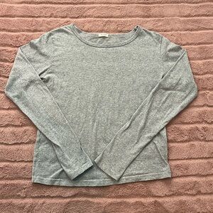 Brandy Melville long sleeved gray tee (size OS)